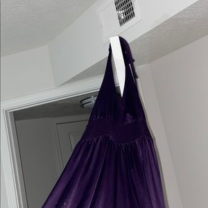 Purple I.N.C backless prom dress size M